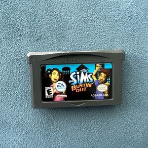The Sims Bustin' Out Game Boy Advance SP Cartridge